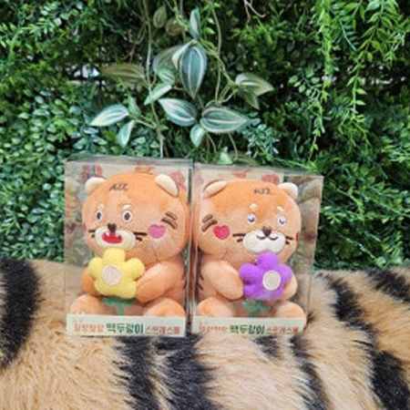 국립 백두대간 수목원 마스코트 백두랑이 인형 2개(색상 랜덤)