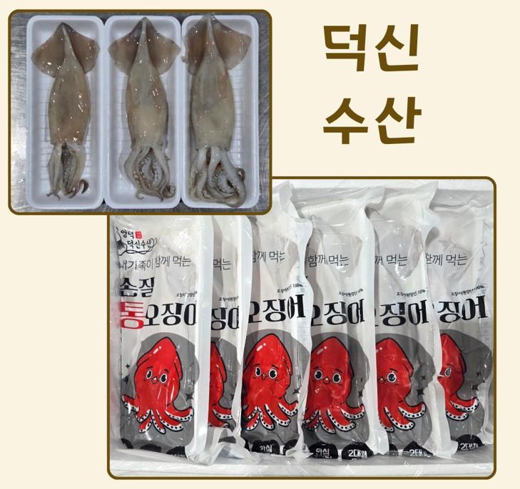 손질 통 오징어 1.5kg(150g*10마리)