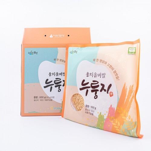 올벼쌀 누룽지 선물세트 1박스 600g(100g*6봉)