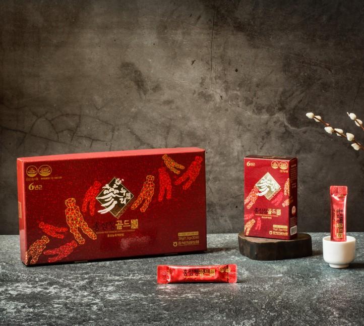 6년근 홍삼스틱 분말 홍삼정골드진 39g(1.3g*30포)