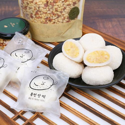 홍천 잣 찹쌀떡 1.04kg(65g*16봉)