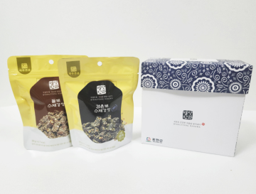 별땅한과 강정 세트 200g(검은깨 100g+들깨 100g)