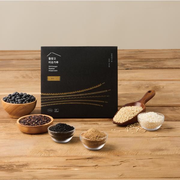 돌창고 미숫가루 1kg(블랙 0.5kg+플레인 0.5kg)
