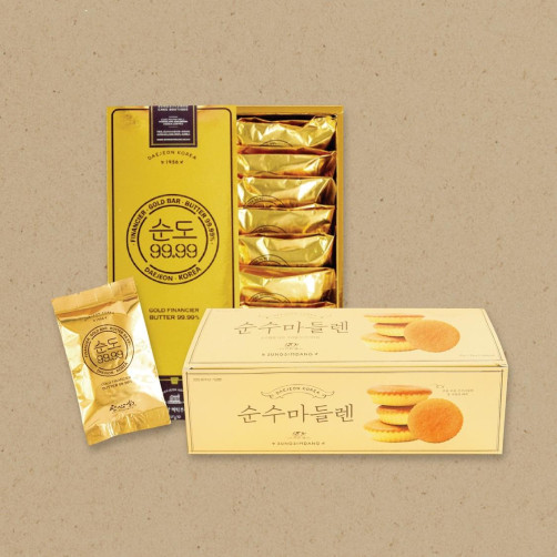 성심당 순도 99.99(8개)+순수마들렌 2호(10개) *5월 18일 이후 순차발송