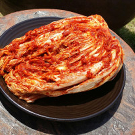 직접 재배한 단감을 채썰어 만든 단감채김치 5kg