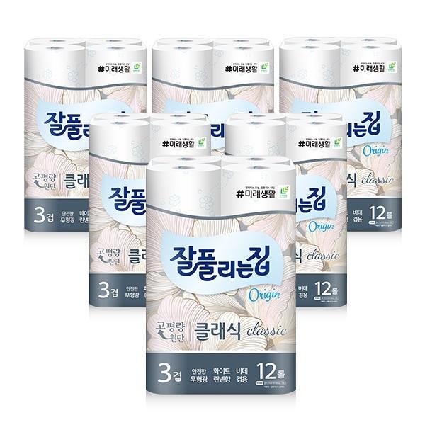 잘 풀리는 집 클래식27m*12롤*6팩