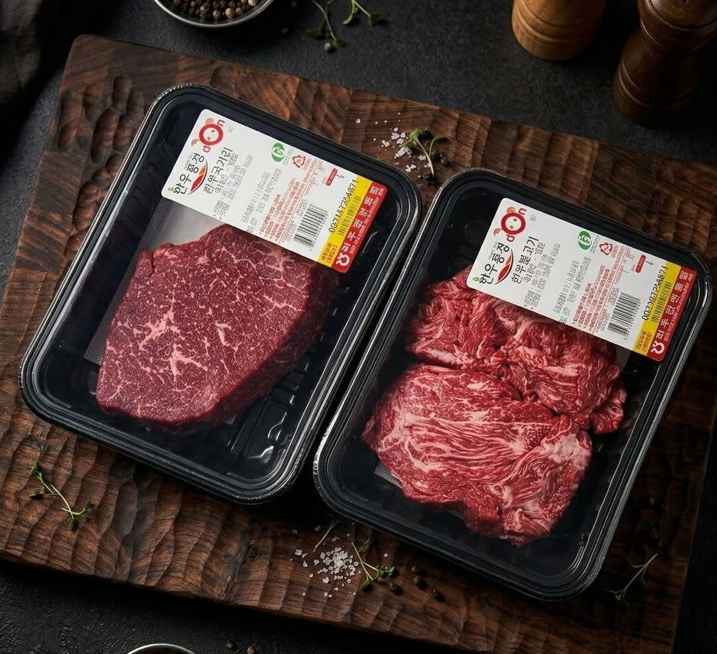 한우 세트 600g(국거리 300g+불고기 300g)