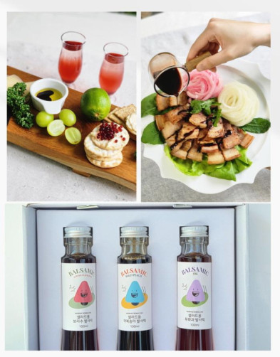 보물초 자연발효식초 3종 세트 300ml(보리수, 약복숭아, 무화과 각 100ml)