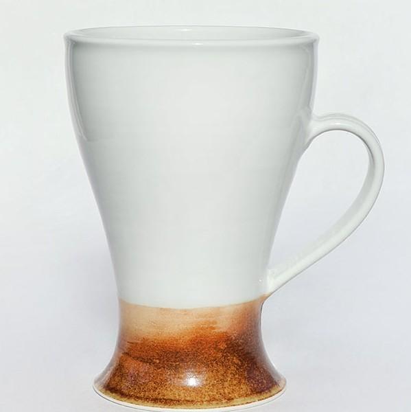 월하성도자기 곡선 머그컵 300ml