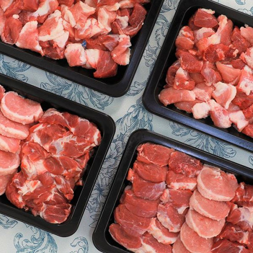 한돈 특수부위 모듬 세트 3kg(목덜미, 배항정, 목추리 각 0.7kg+뒷고기 0.9kg)