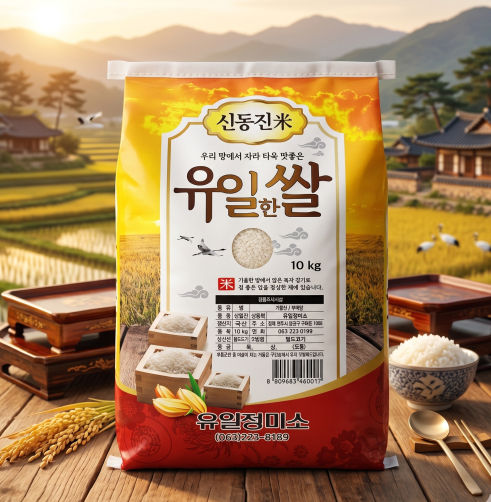 100% 국내산 백미 신동진 유일한 쌀 10kg