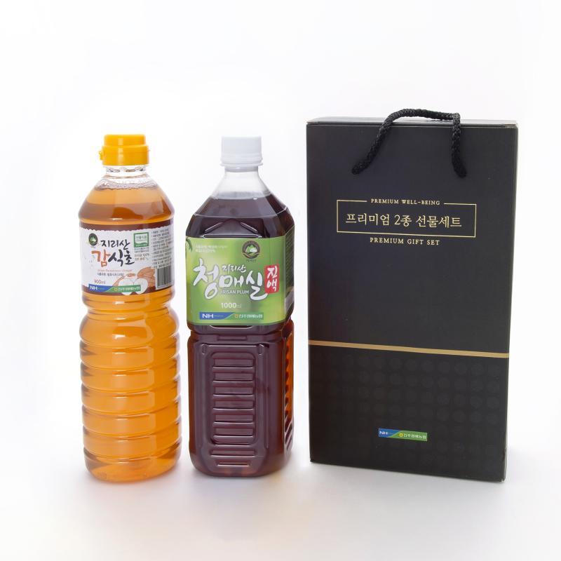 프리미엄 2종세트 1.9L(청매실진액 1L+감식초 900ml)