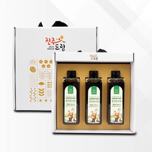 돌복숭아청 선물세트 1.14kg(0.38kg*3병)