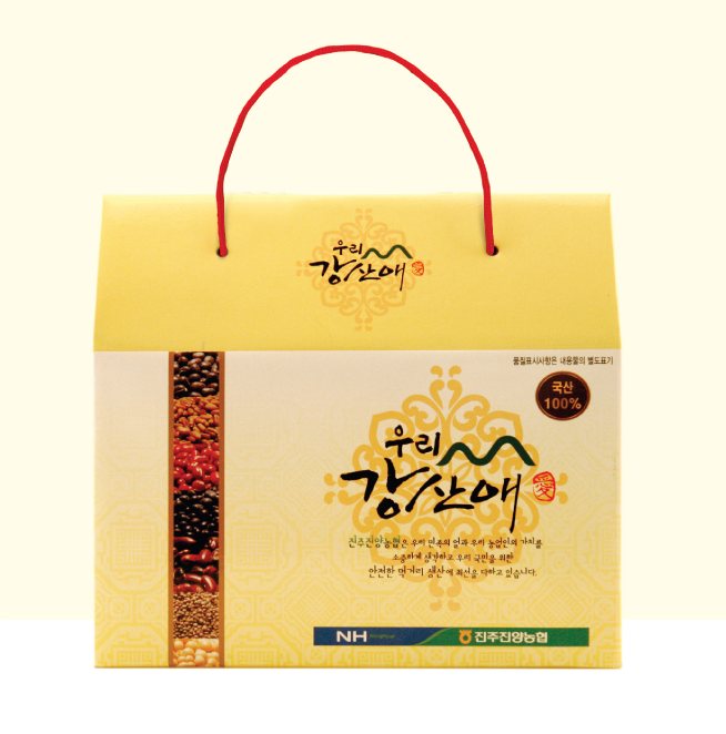 강산애 잡곡세트 4.5kg(찹쌀, 현미, 쌀 1kg+찰흑미, 속청, 백태 각 0.5kg)