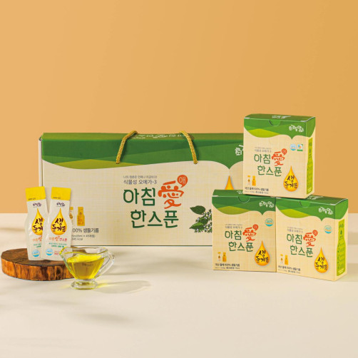 국산 생(生)들기름 스틱 선물세트 225ml(5ml*15개입*3상자)