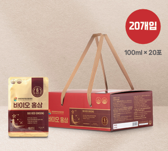 100% 국내산 6년근 바이오 홍삼 2L(100ml*20포)
