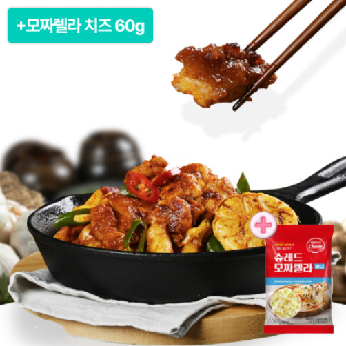 [이벤트] 국민닭갈비 선물세트 6인분 3.06kg+치즈 60g