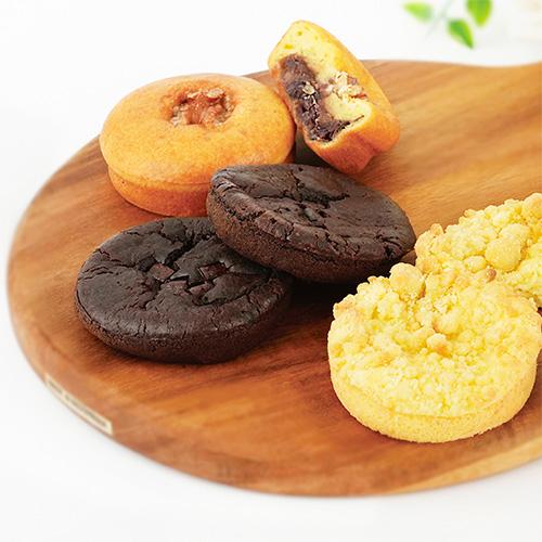구움떡 세트 1.05kg(호두 80g*5개+초코 70g*5개+크림치즈 60g*5개)