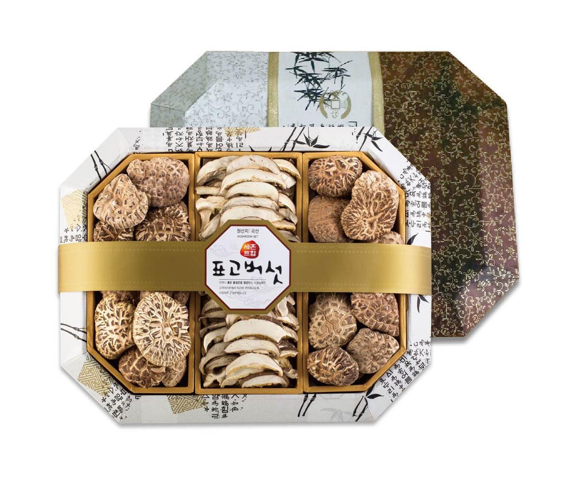 버섯세트 1호 360g(흑화고 260g+표고절편 100g)