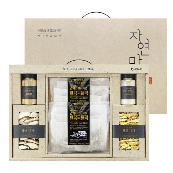 실속 간편 요리세트 450g(국물팩+표고채+황태채+표고버섯가루+멸치가루)