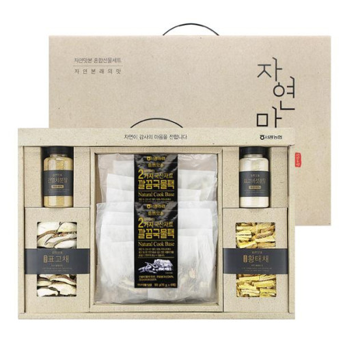 실속 간편 요리세트 450g(국물팩+표고채+황태채+표고버섯가루+멸치가루)