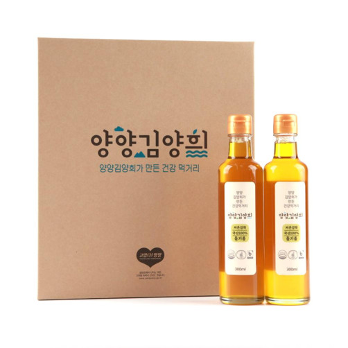 양양김양희 들기름 600ml(300ml*2병)