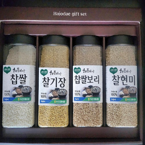 잡곡 선물세트 2호 3.4kg(찹쌀, 찰기장, 찹쌀보리, 찰현미 각 850g)
