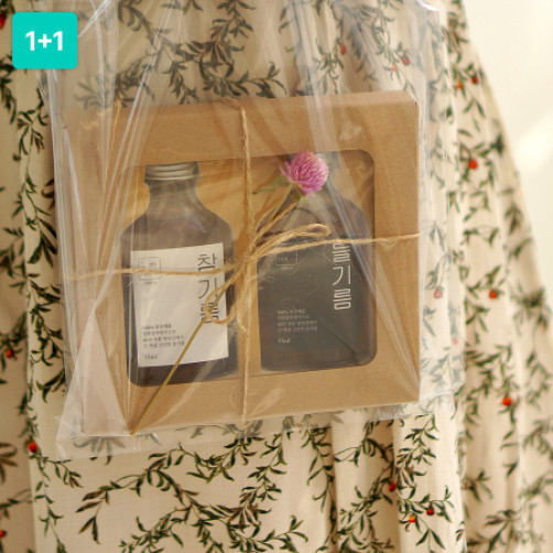 [이벤트] 삼일기름집 국산선물세트 220ml(참기름 55ml*2개+들기름 55ml*2개)