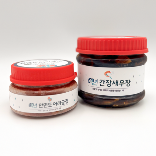 밥도둑 2종 세트 1.25kg(어리굴젓 350g+간장 새우장 900g)
