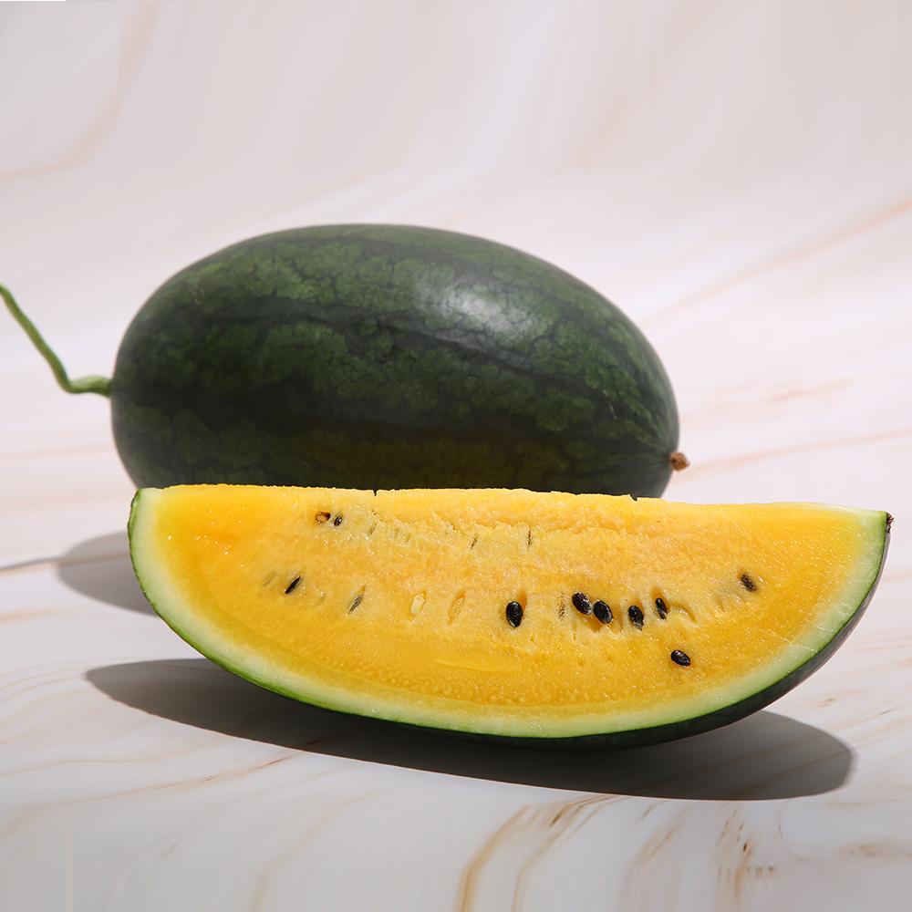 속이 노란 블랙보스 블랙망고수박 6kg-8kg(3-4kg*2개입)