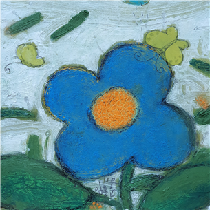 미술작품 바람풍경(40*40cm, Oil on Canvas, 2023)
