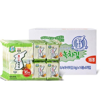지도표 성경김 올리브녹차 식탁김 512g(4g*128봉)