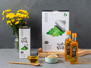 국내산 친정엄마가 보내준 들기름 350ml