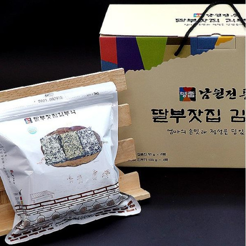 딸부잣집 김부각선물세트 400g(100g*4팩)