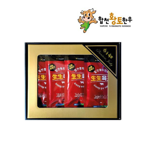합천황토한우 육포세트 160g(40g*4봉지)