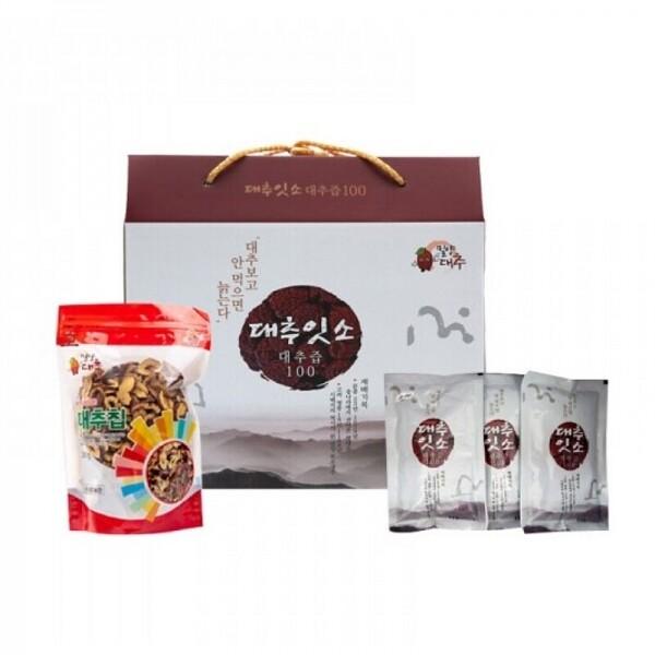 대추잇소 대추 선물세트 2.4kg(대추즙 110ml*20포+대추칩 220g)