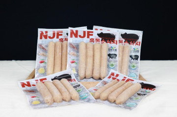 NJF 흑돈 소시지 1kg(0.2kg*5팩)