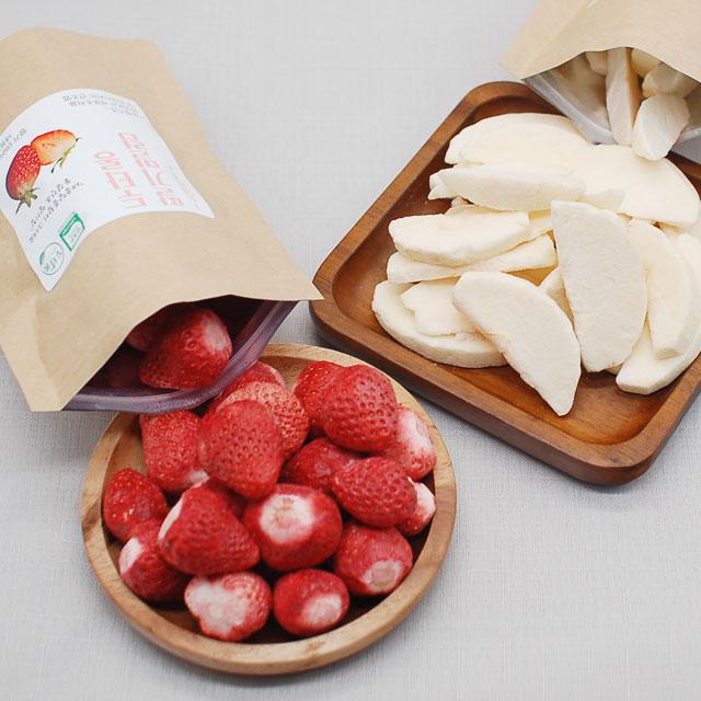 [추석 특선] 두타롱 동결건조 딸기말림 150g(15g*8봉+15g*2봉)