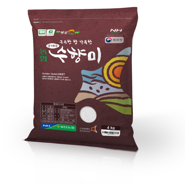 고품질 쌀 수향미 8kg(4kg*2포)