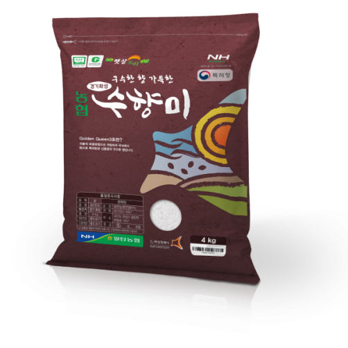 고품질 쌀 수향미 8kg(4kg*2포)