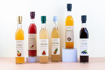 예발효 국내산 천연발효식초 500ml(수박초, 연근초, 토종오디초, 오미자초 중 택 1)