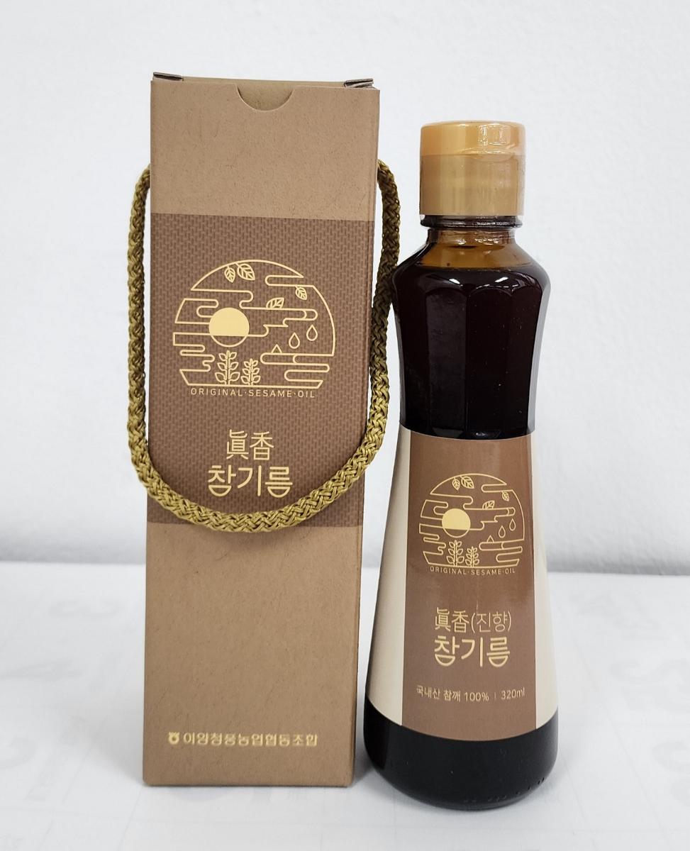 국내산 참깨 100% 참기름 320ml
