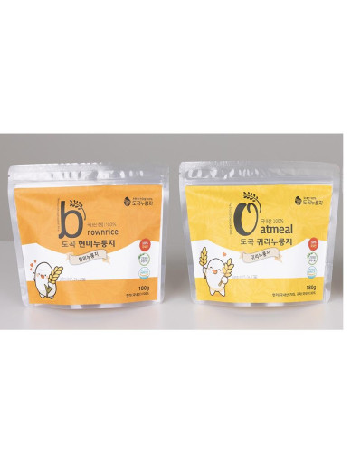 도곡 누룽지 3종세트 1.2kg(현미, 귀리 각 180g*2개+가마솥 240g*2개)