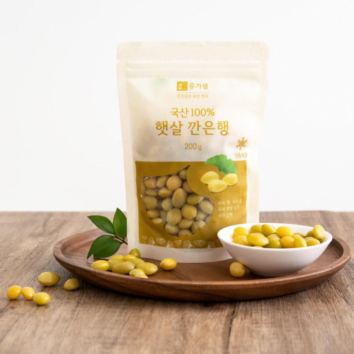 유기샘 햇살 깐은행 1kg(0.2kg*5개)